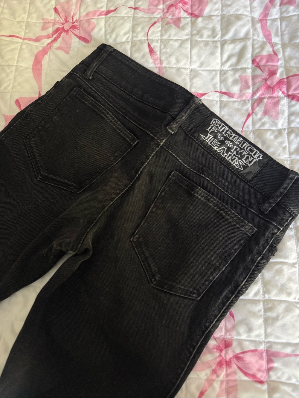 90s vintage lip service stretch f**k’n jeans skinny jeans